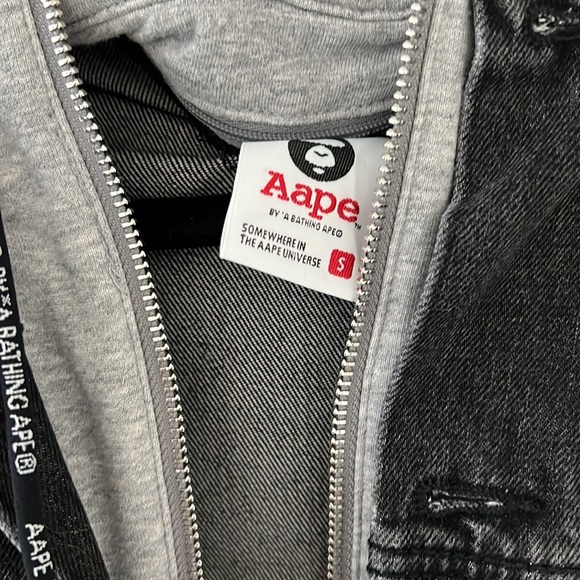 Aape by bathing ape denim jacket - Picture 3 of 6